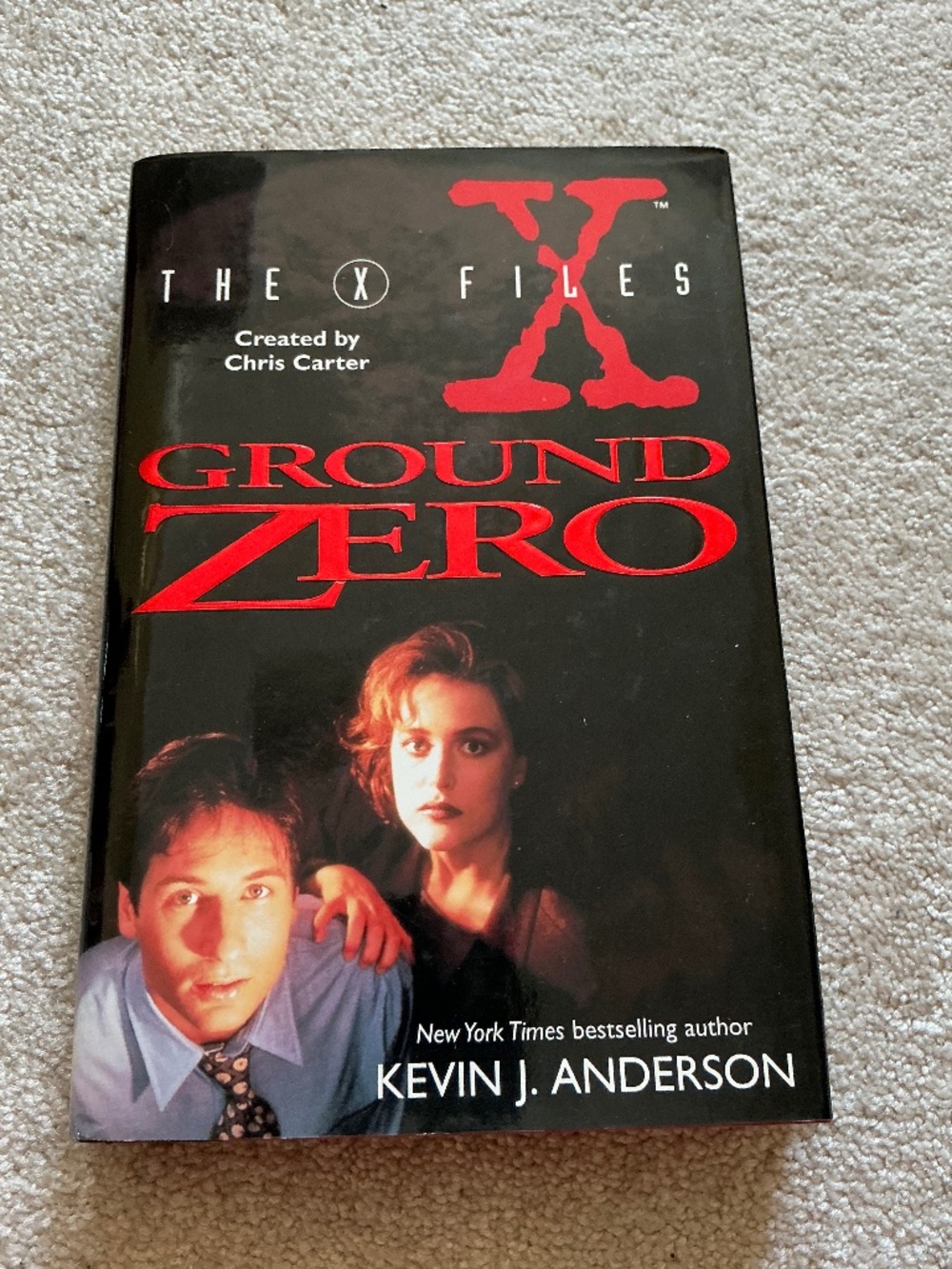 X-Files Ground Zero Hardcover Novel Kevin J Anderson 1st Edition 1995